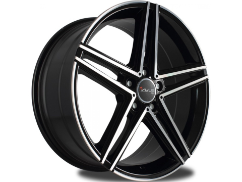 AC-515K 9,5x 19 +35 5x112 AVUS 66,6 BLACK POLISHED